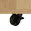 Table basse multifonctionnelle à plateau relevable avec rangement et tabourets cachés, table centrale moderne multifonctionnelle avec 4 tabourets et roulettes, pour les espaces de vie modernes - couleur naturelle et blanche-930628846