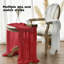 Red Boho Gauze Wedding Cheesecloth Christmas Table Runner 400cm | Valentine's Day Seasonal Bridal Fabric Kitchen Dining Holiday Table Decor for Home Party