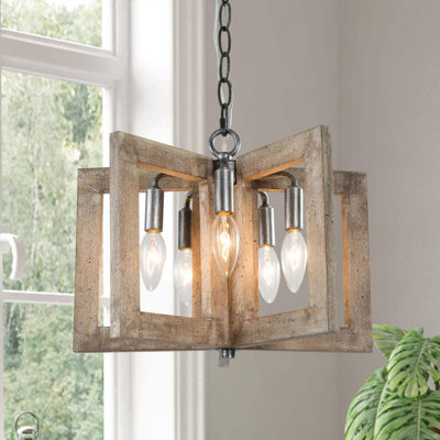 Luminaire suspendu 5 lumières Vinuk