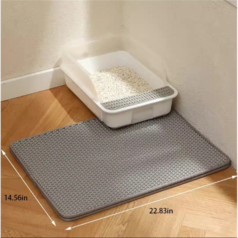 Plastic Litter Mat, 0.3" H x 22.83" W x 14.56" D