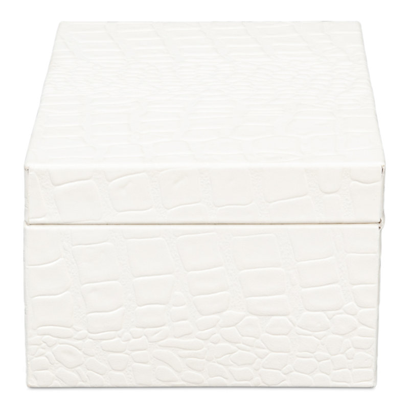 Shagreen Handmade Decorative Box, Ivory