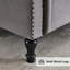 Banc de rangement en velours 66,9 po-1040864213