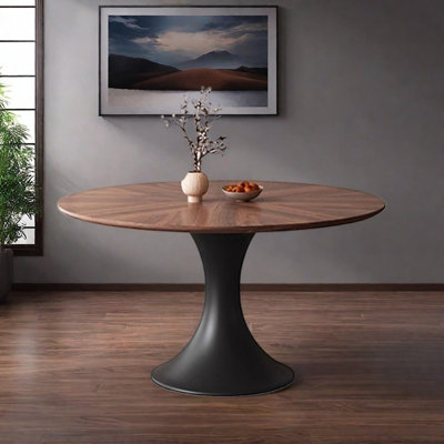 Table de salle à manger en bois massif exquis
