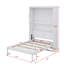 Lit escamotable double pleine grandeur avec tablettes de rangement intégrées-107159724-107159725
