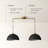 2 - Light Kitchen Island Dome Pendant 2-Pack Kitchen Island Drum Pendant Light-95452278