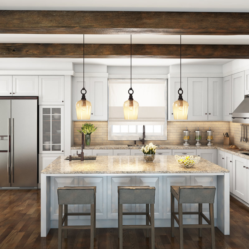 Tahir 1 - Light Western Bronze Single Pendant