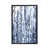 Dark Rustic Wood Floater Framed Canvas