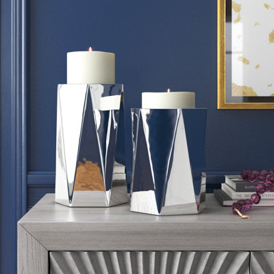 Stainless Steel Tabletop Candlestick