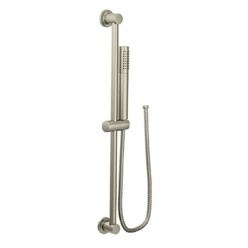 Kosvo Willard Handheld Shower with Slide Bar, Brushed Nickel