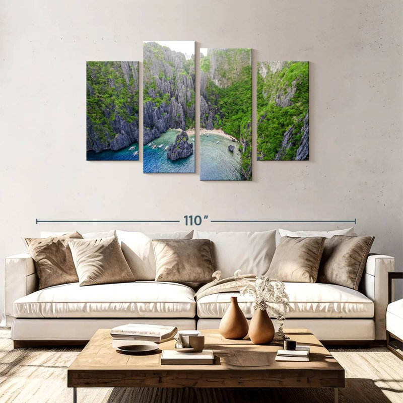 El Nido Palawan, H 48 po x l 75 po