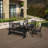 MEOOEM Premium All-Weather Wicker Outdoor Stacking Dining Armchair