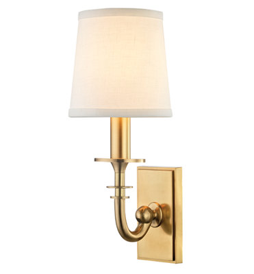 Carroll Solid Brass Candle Wall Light