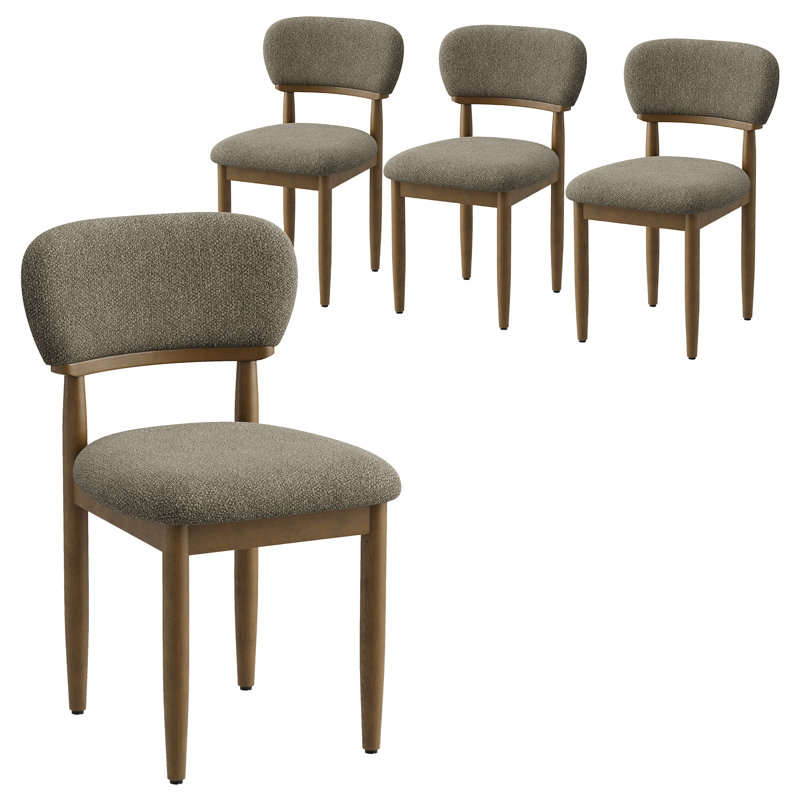49 cm H Fabric Side Chair, Camel