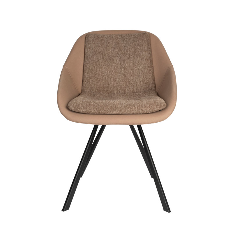 Wakefield Upholstered Dining Chair, Beige/Brown