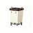 Laundry Basket With Wheels, Large Rolling Hamper (Beige)-972203488