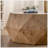 Modern Farmhouse Coffee Table Drum Coffee Table, American Retro Style Coffee Table For Office, Dining Room And Living Room-935196884-935196890