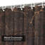 Rideau de douche beige à motif abstrait en marbre beige avec 12 crochets-636782498