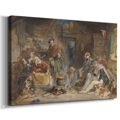 Highland Hospitality-John Frederick Lewis-Gallery Wrapped Canvas-1832