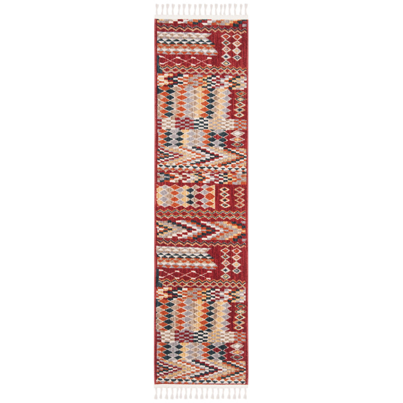 Bontrager Southwestern Indoor/Outdoor Rug, Runner 2'1" x 8'