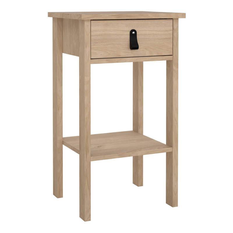 Rannah 40cm W Plywood / Laminate Board Bedside Table