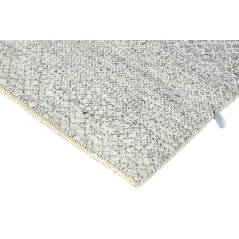South Sea Wool Geometric Area Rug, Runner 2'7" x 12'1"