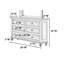 Commode double 6 tiroirs Abdul-Lateef-153057129