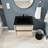 Eszti 24'' Wall Mounted Single Bathroom Vanity with Ceramic Top
