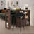 Buffet Cabinet,Coffee Bar Cabinet With Rotating Top And  Storage Shelves