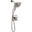 Cabine de douche rectangulaire avec cadre l 60 po x H 74,5 po avec siège, barre à serviettes et base inclus-45441433