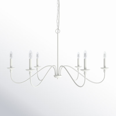Lustre 6 lumières façon bougie Ableton