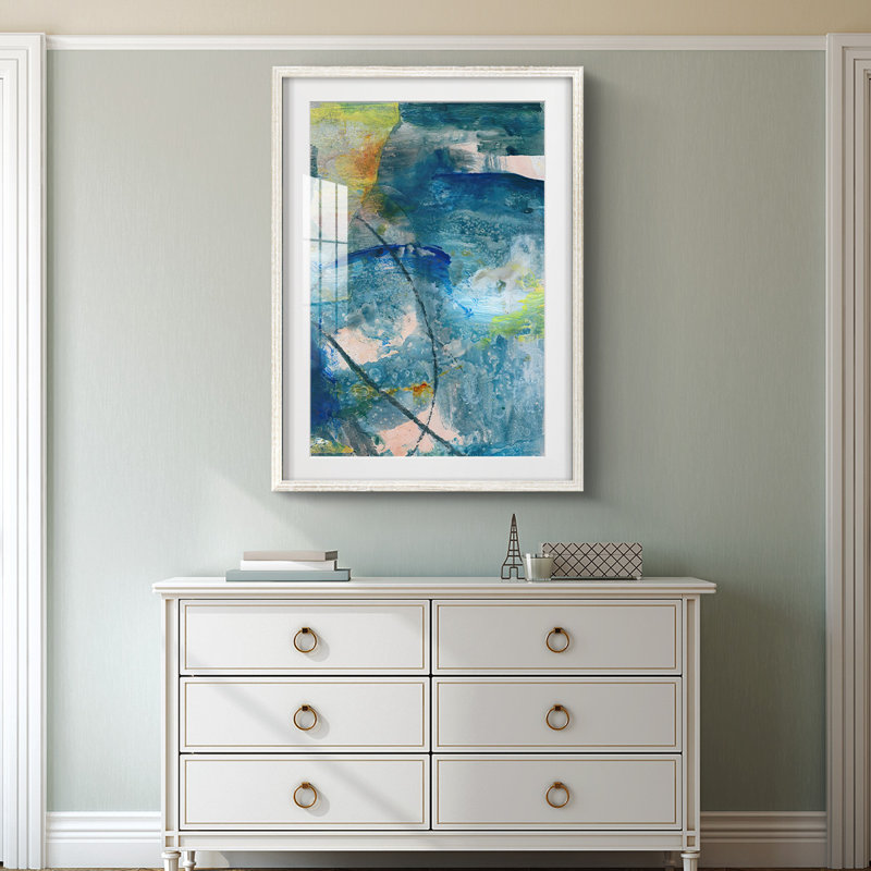 SpringWinds II - reproduction encadrée, H 28,5 po x l 20,5 po, Blanc