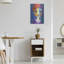 Art mural en métal «Violet Haired» par Holly Wojhan-102372485