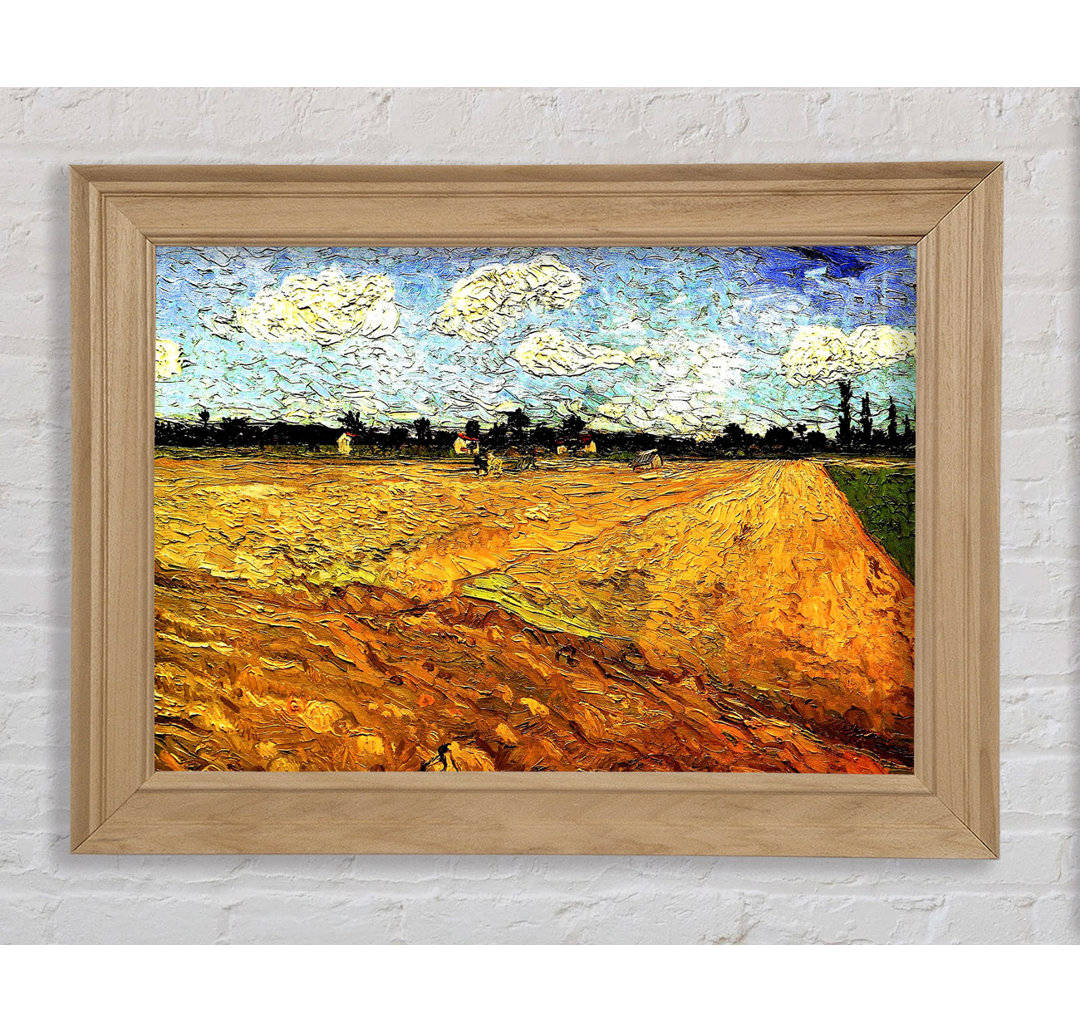 Van Gogh Gepflügtes Feld - Druck