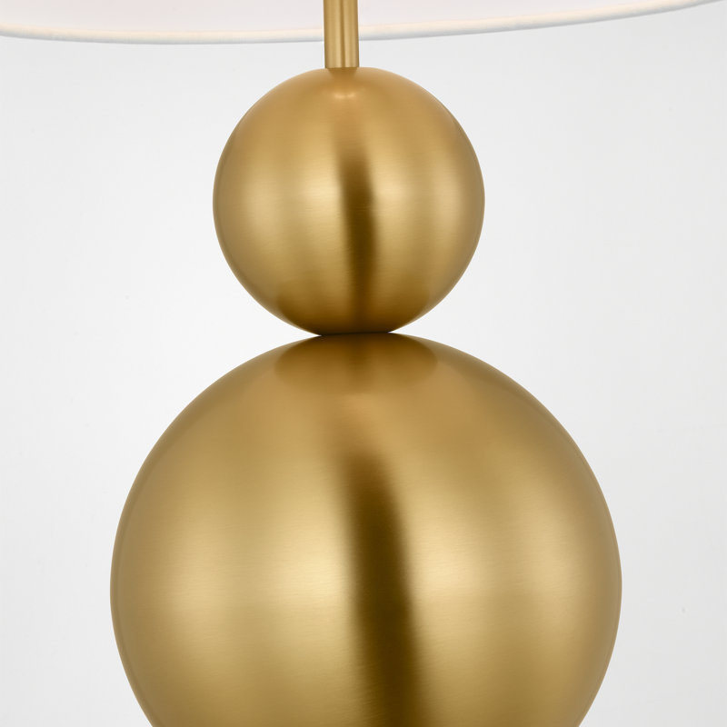 Suki Table Lamp, Burnished Brass