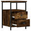Orlie 34cm W Iron Bedside Table-826484592