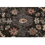 Tapis oriental gris anthracite / gris / rouge en laine