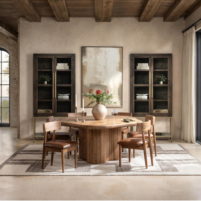 Alvaro Solid Wood Dining Table