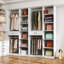 Minimalist Freestanding Closet System,  Stand-Alone Wardrobe with 6 open Shelves