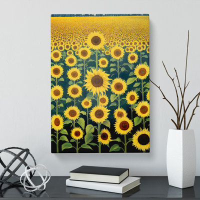Dupras Sunflower Field Vol.1 - Wrapped Canvas
