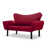 Dark Red Polyester