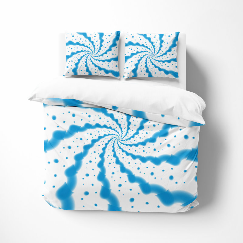 Abstract Duvet Cover, King Duvet Cover + 2 King Shams