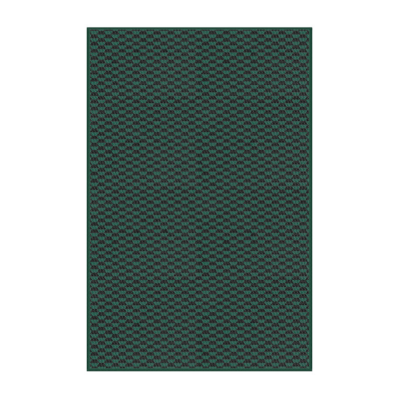 Tapis vert tissé à la machine, Rectangle 3 pi x 5 pi