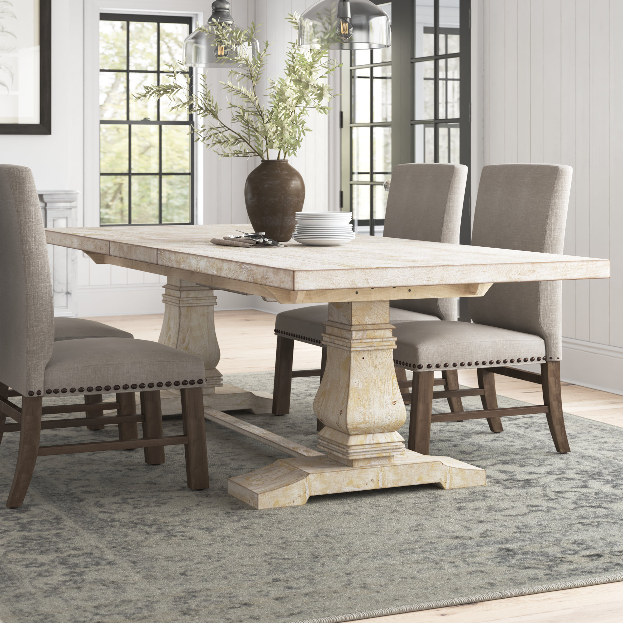 Wildon Home® Amlie Butterfly Leaf Mango Solid Wood Dining Table | Wayfair