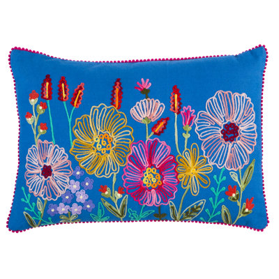 Coussin lombaire brodé Nature's Vitality