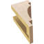 Bois de cèdre méditerranéen, grain de bois TimberThane Corbel, brun clair apprêté-88291052