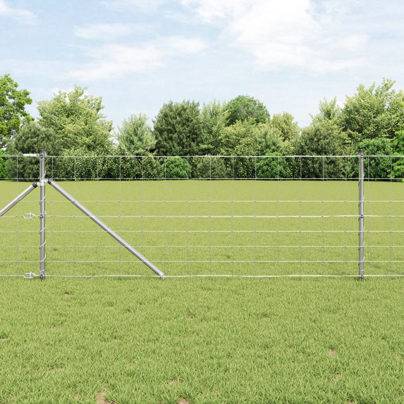 Field Fence Galvanised Steel, 80cm H x 5000cm W