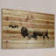 « bison troupeau walk », impression sur bois-20746544