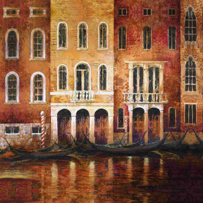 Peinture des bâtiments de Venise