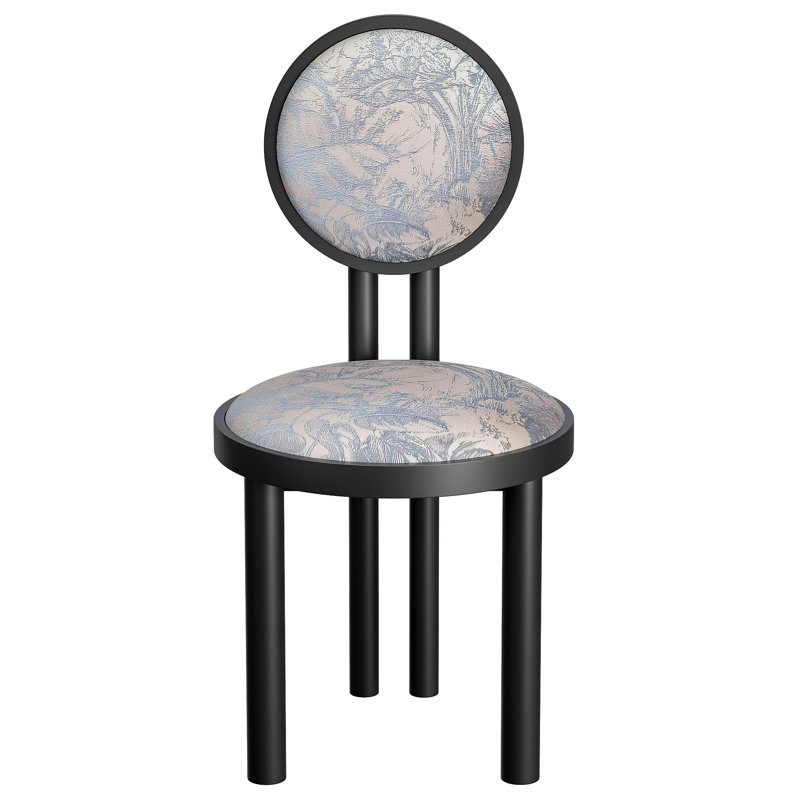Chaise de salle à manger avec pieds en bois (ensemble de 2)