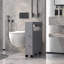 Armoire de rangement étroite en bois pour salle de bain